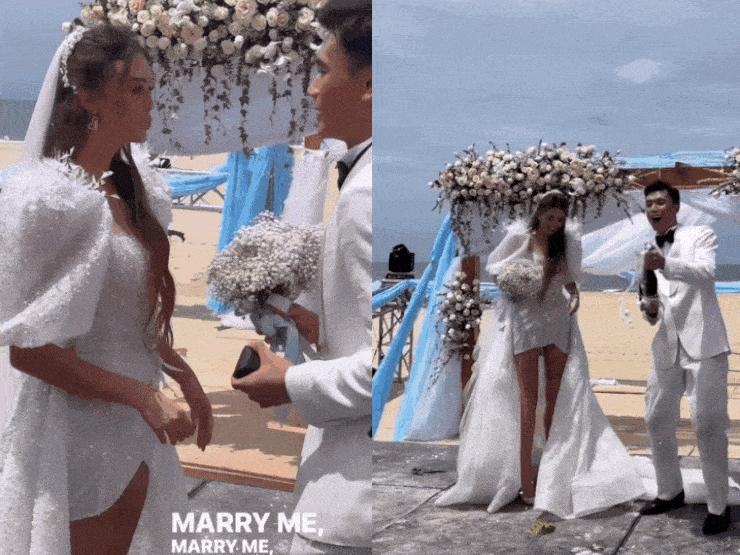 Đời sống Showbiz - Ảnh hiếm lễ cưới của Bùi Tiến Dũng: "Người hùng Thường Châu" nói về vợ Tây gây xúc động