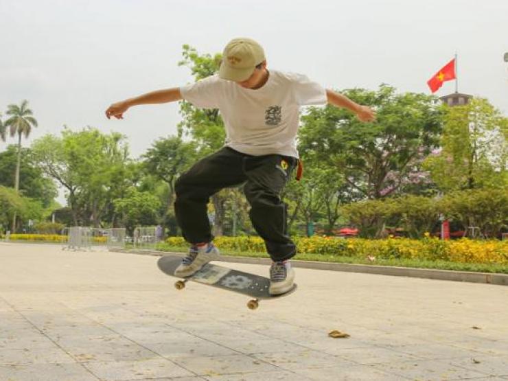 Bạn trẻ - Cuộc sống - Mong muốn mang những hình ảnh đẹp của trượt ván đến mọi người