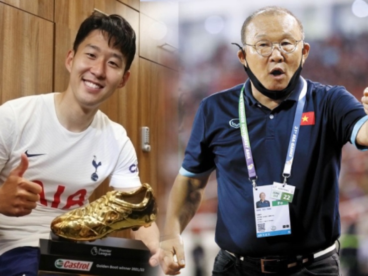 Thầy Park chúc mừng Son Heung Min sau kỳ tích Vua phá lưới Ngoại hạng Anh