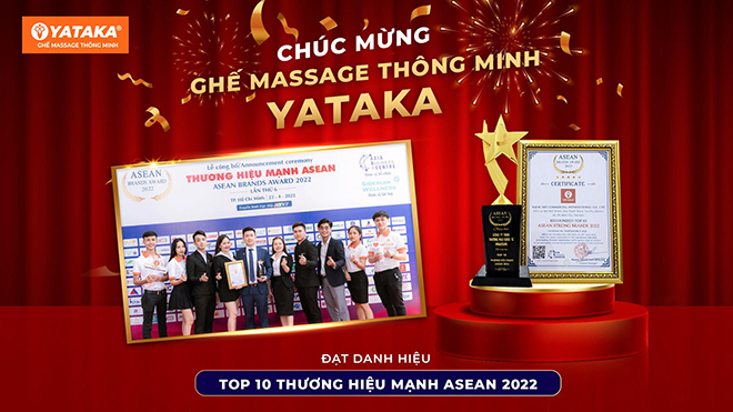 YATAKA đạt danh hiệu top 10 thương hiệu mạnh ASEAN