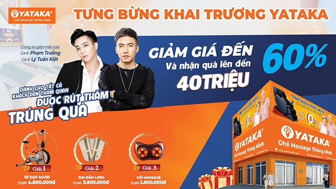 Ngập tràn ưu đãi với mức giá giảm lên đến 60% trong dịp khai trương