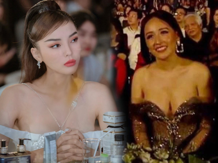 Thời trang - Kỳ Duyên có giải được "bài toán khó" khi mặc váy trễ vai giống Mai Phương Thúy?