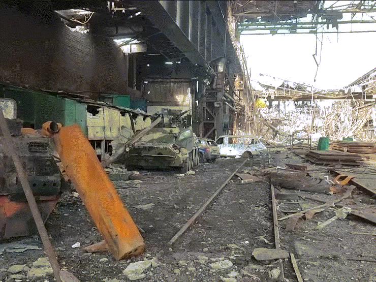 Thế giới - Phóng viên Nga hé lộ cảnh hoang tàn ở nhà máy từng là 'thành trì' của quân đội Ukraine