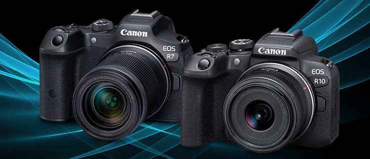 Canon EOS R7 và R10.