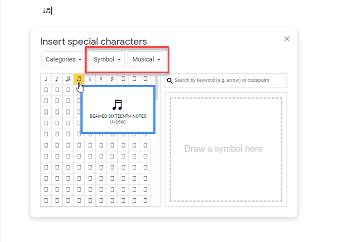 Cách thêm "nốt nhạc vui" vào văn bản bằng Google Docs - 1