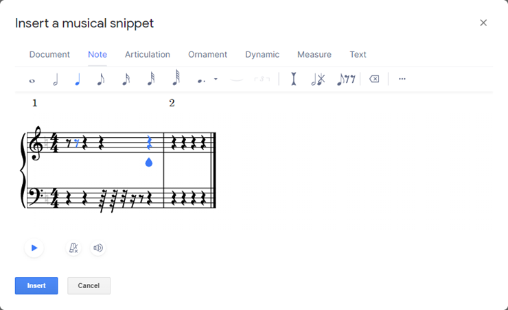 Soạn bản nhạc trên Google Docs với Flat for Docs
