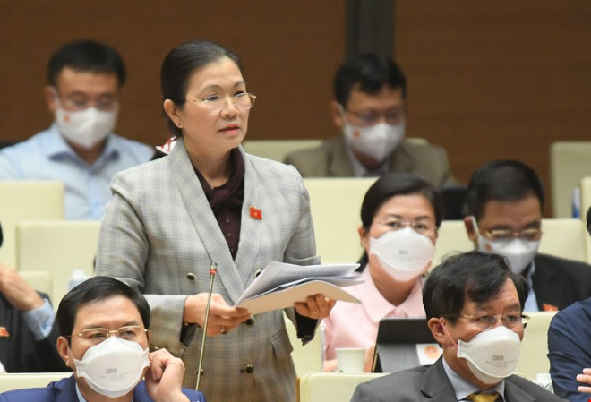 Đại biểu Quốc hội Trương Thị Ngọc Ánh phản ánh lô khẩu trang viện trợ chống dịch về tới Việt Nam đã 6 tháng nhưng chưa được thông quan