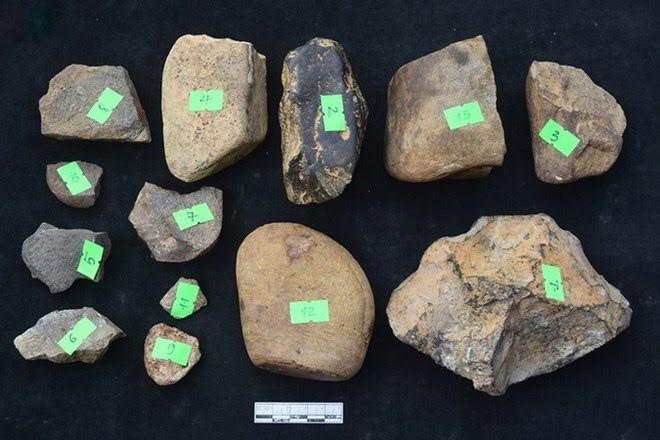 Nhiều hiện vật thuộc giai đoạn hậu kỳ đá cũ được phát hiện tại Vườn Quốc gia Ba Bể. Ảnh: TTXVN