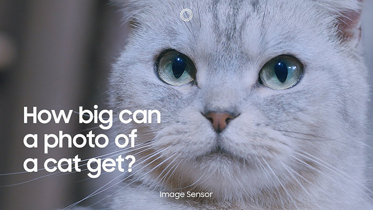 Samsung's 200MP camera sensor "top of the line"  how big?  - first