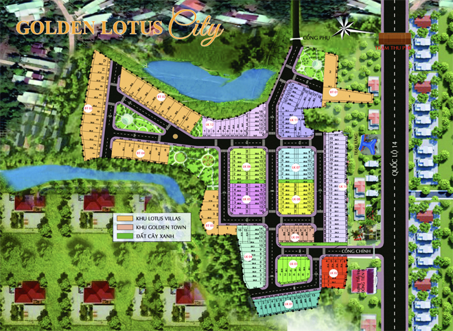 Sức hấp dẫn từ siêu dự án Golden Lotus City - 1