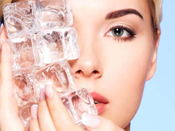 Skin care as smooth as silk thanks to ice cubes - 3