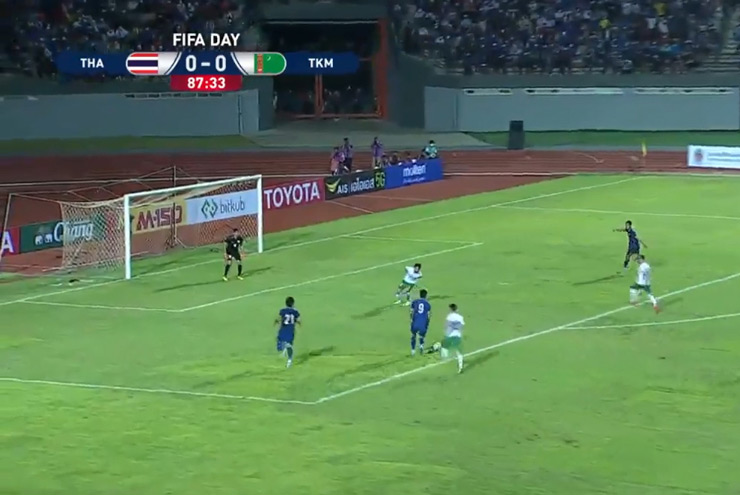 Thailand - Turkmenistan football video: The substitute shines, breaks down in minutes 88 - 1