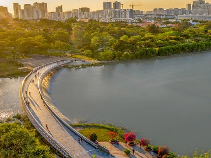 Khu vực ở Việt Nam, trước từng là đầm lầy, hoang vắng, nay nhà giàu khắp nơi đến sống