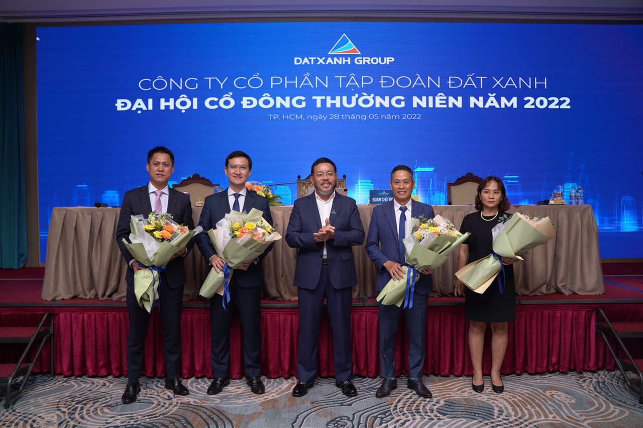 Thành viên HĐQT của Tập đoàn Đất Xanh nhiệm kỳ 2022 - 2027 được ĐHĐCĐ bầu chọn