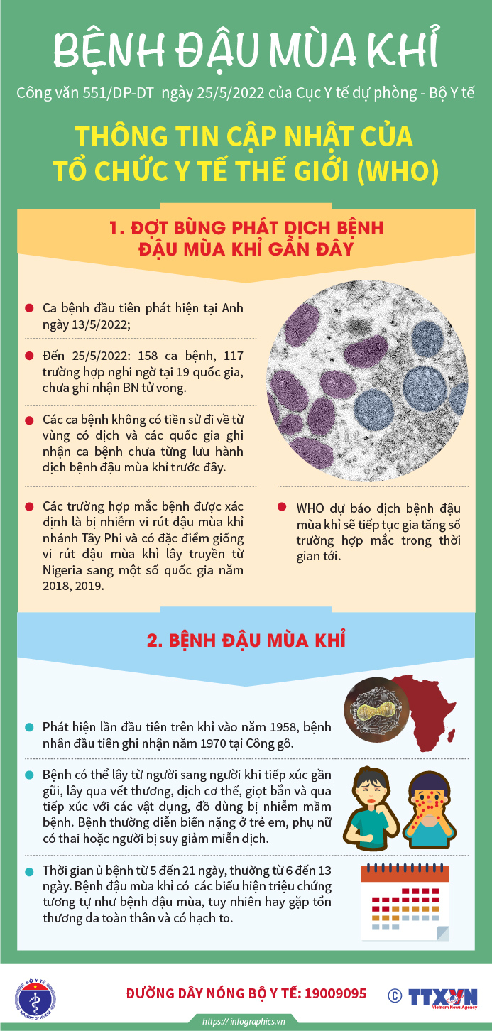 Những thông tin cần biết về bệnh đậu mùa khỉ - 1
