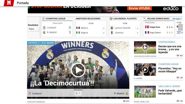 Real Madrid 14 lần ẵm Cúp C1: Báo chí kính nể người hùng Courtois, tiếc cho Liverpool - 2