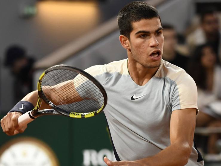 Thể thao - Video tennis Alcaraz - Khachanov: Dễ dàng 3 set, tứ kết thẳng tiến (Roland Garros)