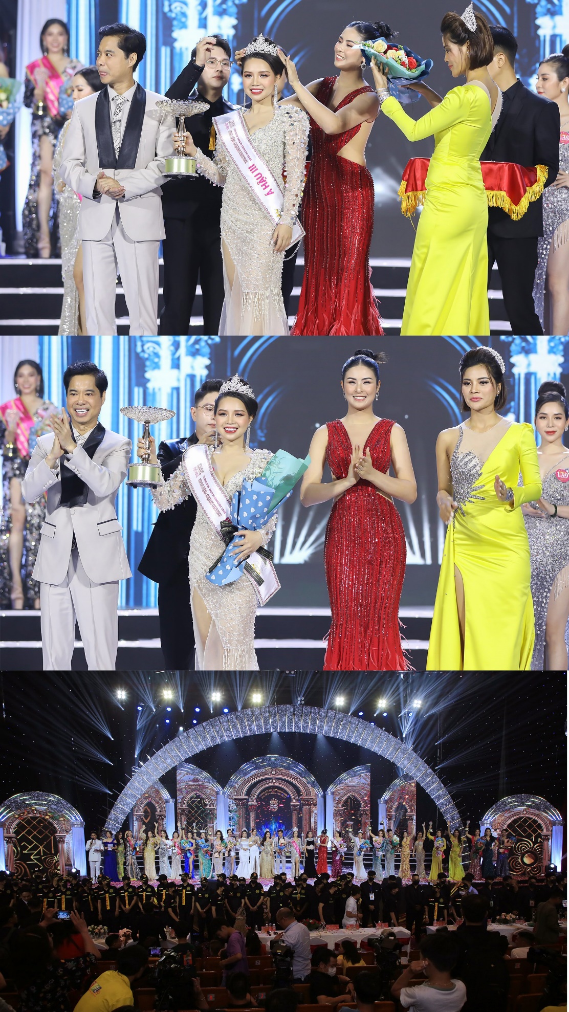 Khoảnh khắc đăng quang ngôi vị Á hậu 3 của thí sinh Nguyễn Thị Thảo