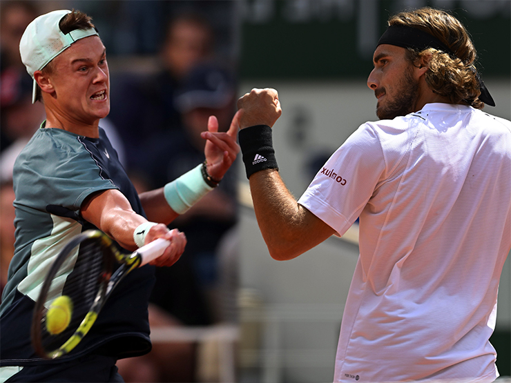 Video tennis Rune - Tsitsipas: Á quân gục ngã, tay vợt 19 tuổi gây sốc (Vòng 4 Roland Garros)