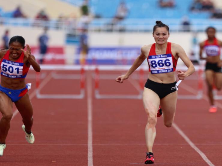 Thể thao - Người đẹp Quách Thị Lan "vừa vui vừa buồn", dù lập kì tích SEA Games