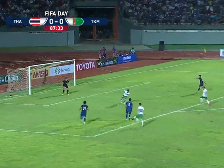 Video bóng đá Thái Lan - Turkmenistan: Dự bị tỏa sáng, vỡ òa phút 88