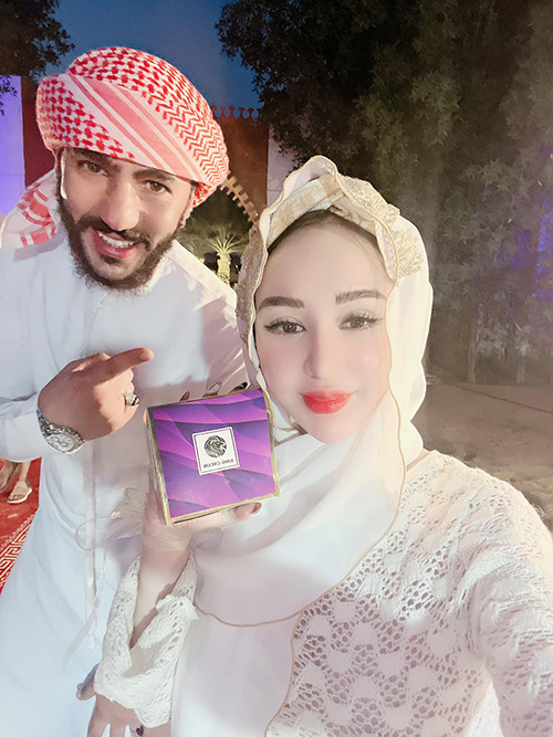 Võ Tăng Ngọc Hân trong 1 lần đi sang Dubai