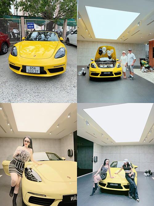 Chiếc xe Porsche 718 nổi bật với biển xuất hiện tứ quý 3