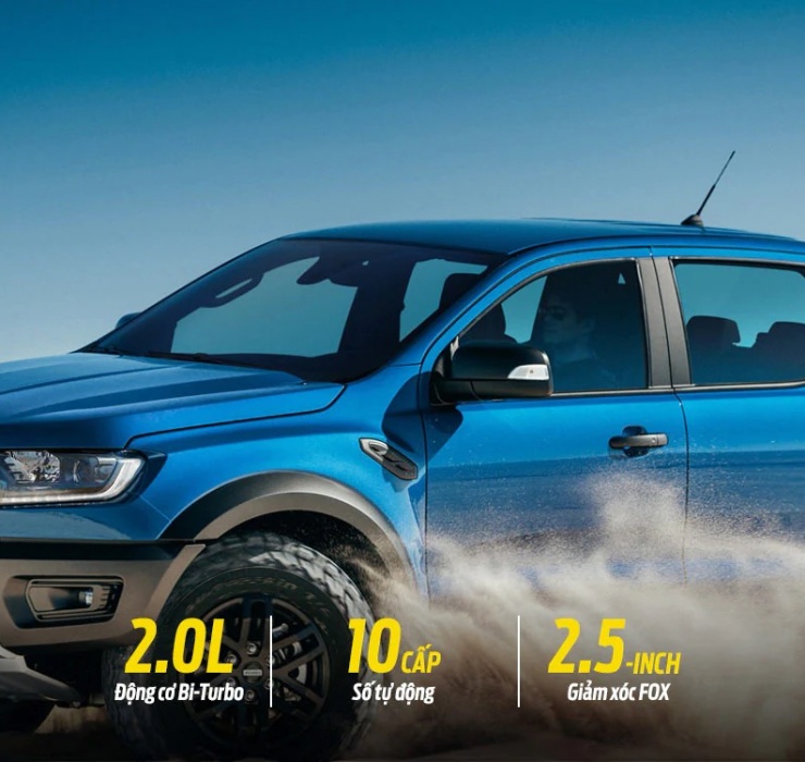 Không chỉ vậy, Ford Ranger Wildtrak 2022 còn tích hợp hàng loạt công nghệ cao cấp như hệ thống cảnh báo lệch làn, hệ thống phanh tự động khẩn cấp, hệ thống cân bằng điện tử…

