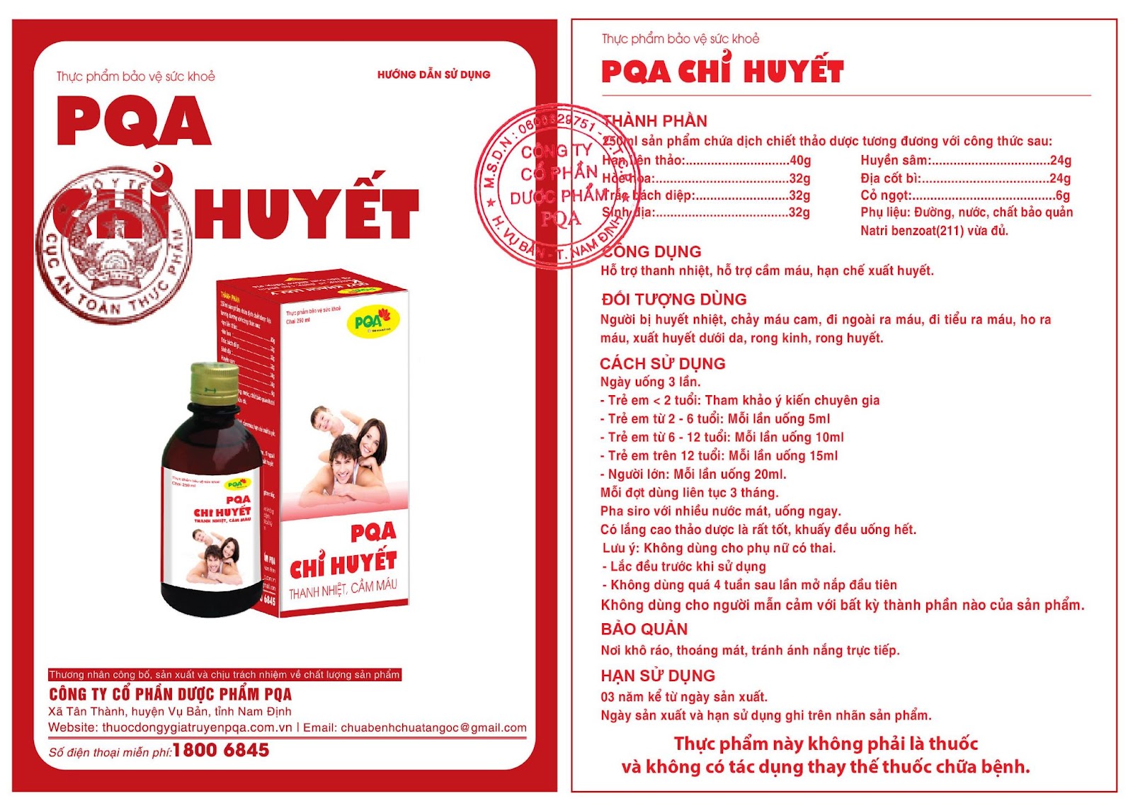 10 câu hỏi về PQA Chỉ Huyết - Hỗ trợ thanh nhiệt, cầm máu cho người chảy máu cam an toàn, hiệu quả - 3