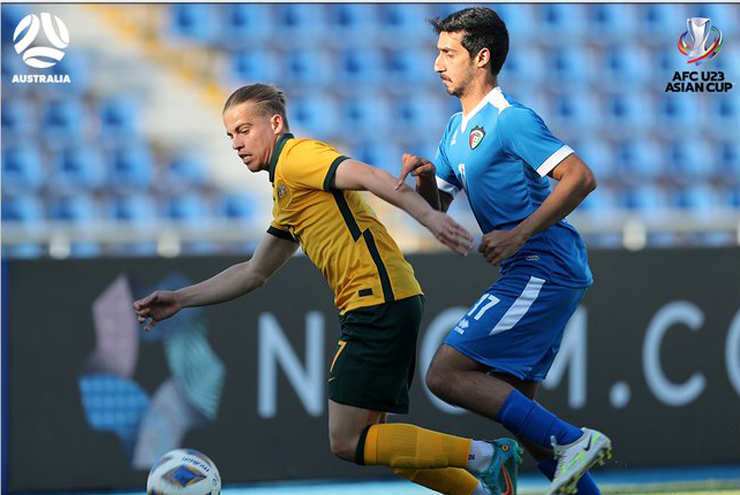 U23 Australia áp đảo U23 Kuwait