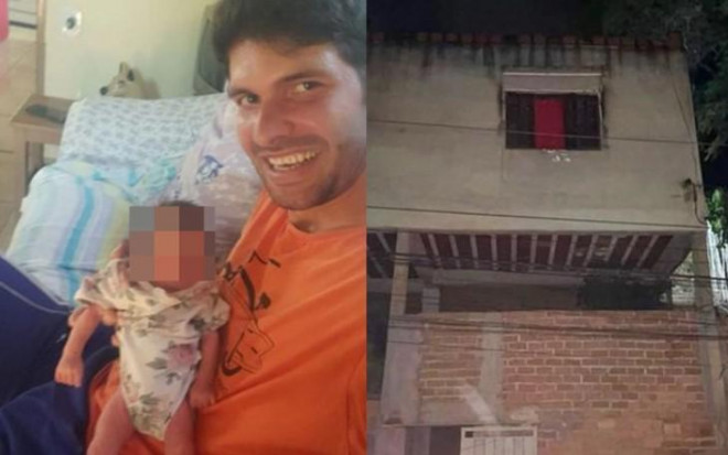 Người cha nhẫn tâm ném con nhỏ từ cửa sổ ở độ cao 5m xuống đất.