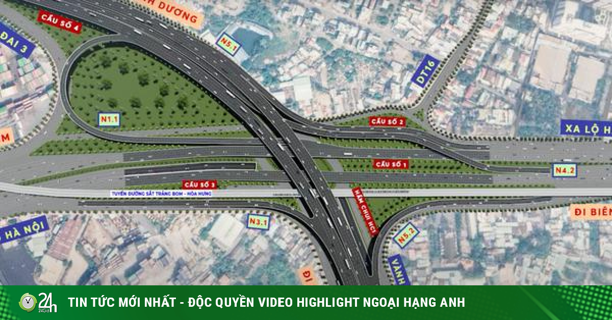 Details of 6 intersections of belt 3 in Ho Chi Minh City
