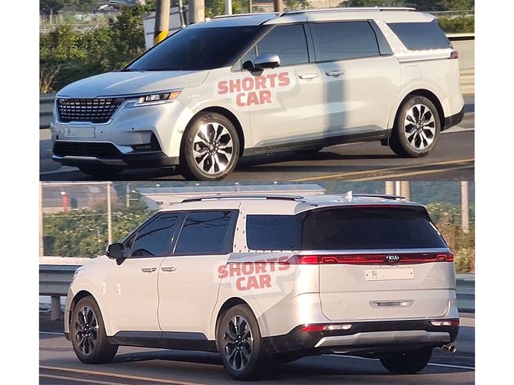 Tin tức ô tô - KIA Carnival phiên bản hybrid lộ diện chạy thử trên đường phố