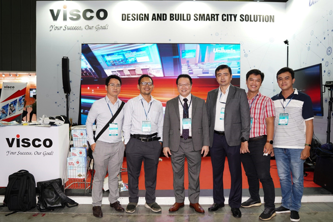 Gian hàng VISCO tại Smart City Asia 2022. Ảnh: VISCO