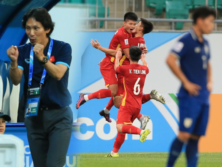 U23 Việt Nam đá cho Thái Lan ”toát mồ hôi”, thầy Gong vượt khó ra sao? (Clip 1 phút Bóng đá 24H)