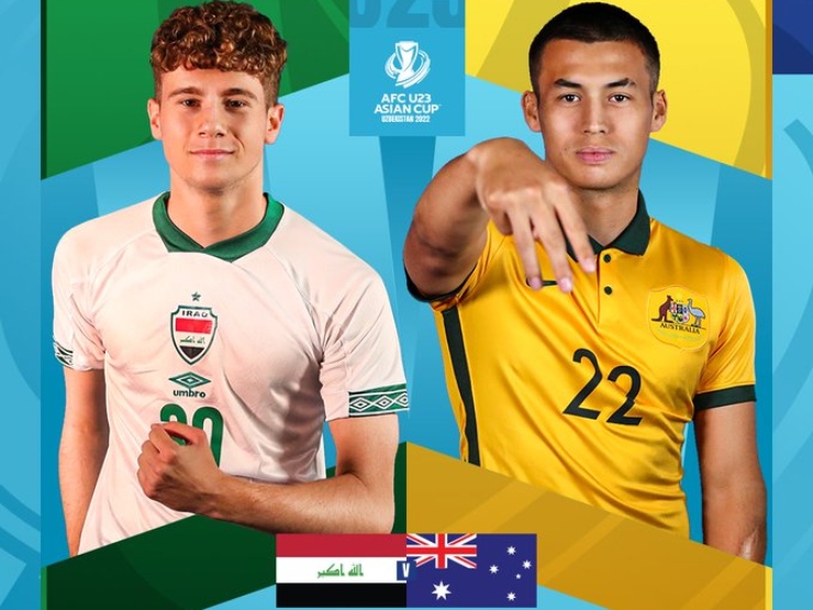 Trực tiếp bóng đá U23 Iraq - U23 Australia: Căng thẳng những phút cuối (U23 châu Á) (Hết giờ)
