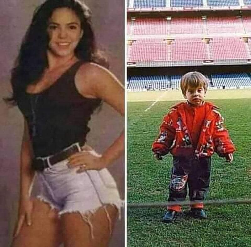 When Pique was in kindergarten, Shakira was already a 13-year-old girl who showed great pride - 4