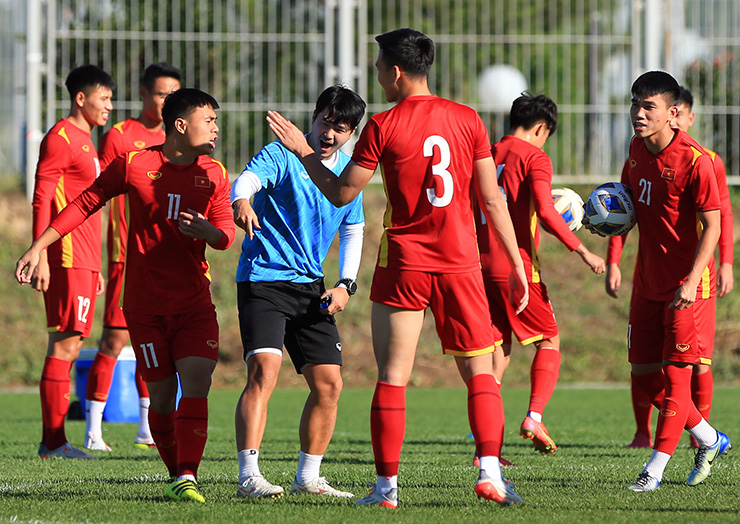 U23 Vietnam fight "boss"  Korea U23, feel free to laugh before the match - 1