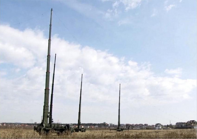Các hệ thống tác chiến điện tử Palantin-K EW của Nga trong một cuộc diễn tập ở vùng Voronezh, Nga hồi năm 2021. Ảnh: BỘ QUỐC PHÒNG NGA