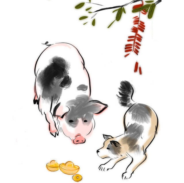 People born in the year of the Pig at this 3 o'clock are especially good at making money - 4