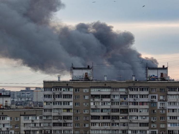 Nhiều vụ nổ bất ngờ xảy ra ở Kiev