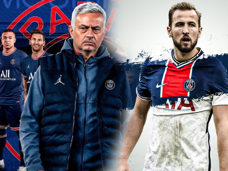 Bóng đá - PSG tặng quà khủng dụ Mourinho: Mua Harry Kane về sát cánh Mbappe - Messi