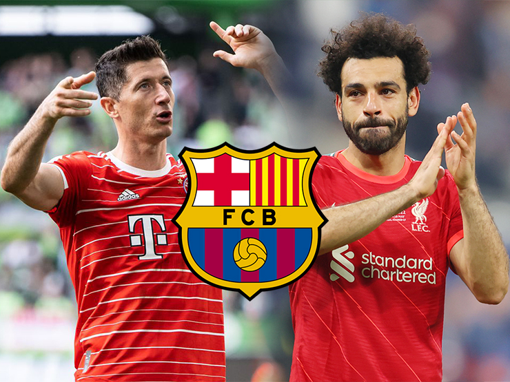 Bóng đá - Barcelona chơi lớn chấn động châu Âu: "Đi đêm" với Salah, tự tin mua Lewandowski