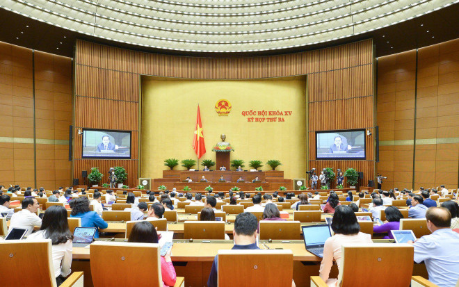Các đại biểu dự kỳ họp thứ 3 Quốc hội khóa XV. Ảnh: Nguyễn Nam