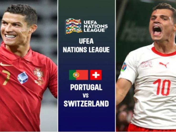 Trực tiếp bóng đá Bồ Đào Nha - Thụy Sĩ: Không có thêm bàn thắng (UEFA Nations League) (Hết giờ)