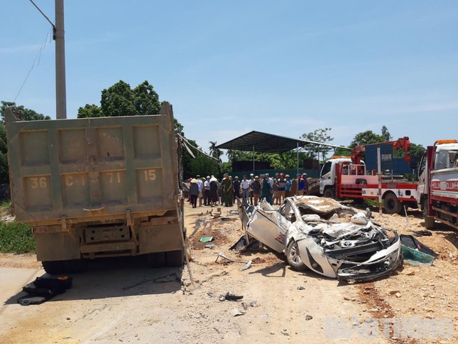 Hiện trường vụ tai nạn xảy ra cách đây 2 năm tại Thanh Hoá vào ngày 4/6/2020.