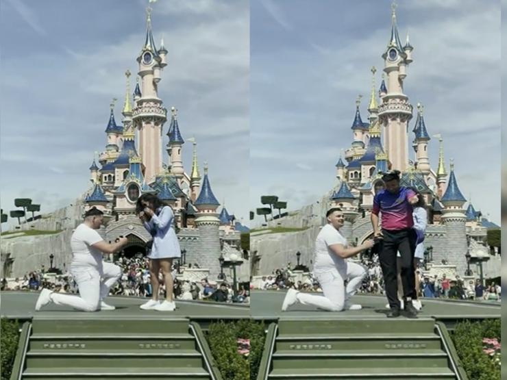 Bạn trẻ - Cuộc sống - Clip: Màn cầu hôn lãng mạn gặp sự cố vô cùng xấu hổ