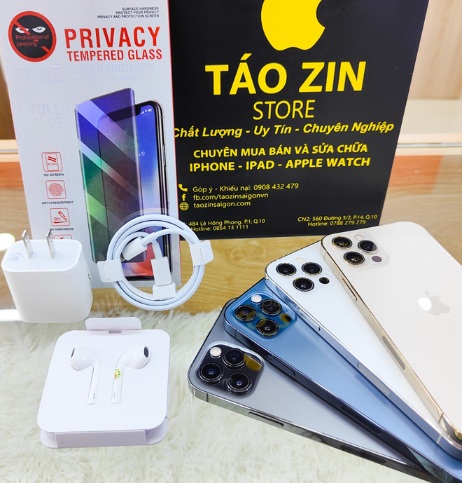 Bộ quà tặng kèm khi mua iPhone 12 Pro, 12 Pro Max tại Táo Zin.
