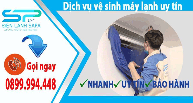 Vệ sinh máy lạnh tại dienlanhsapa.com đảm bảo chất lượng tốt, giá cả hợp lý