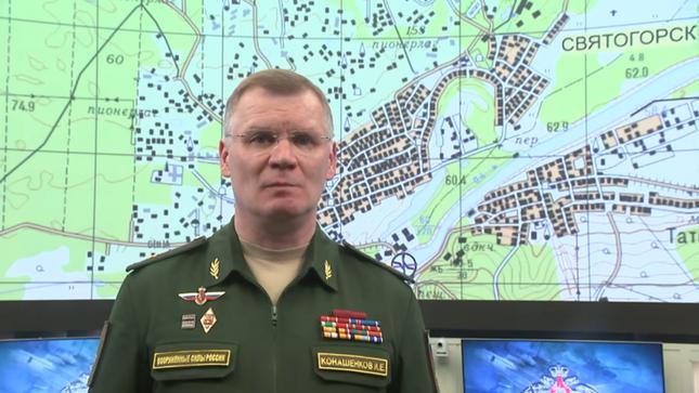 Phát ngôn viên Bộ Quốc phòng Nga Igor Konashenkov. Ảnh: RT